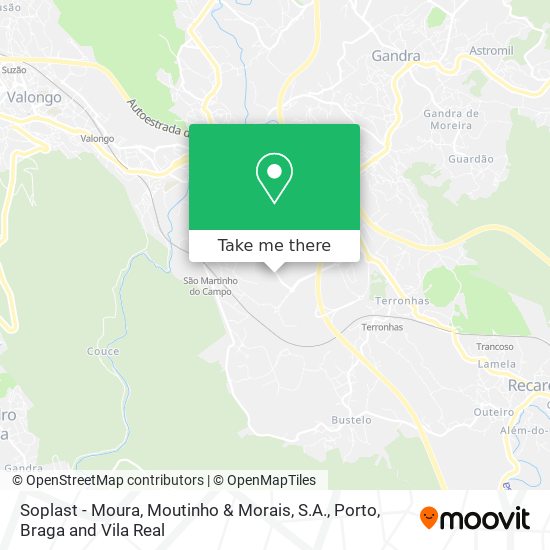 Soplast - Moura, Moutinho & Morais, S.A. map