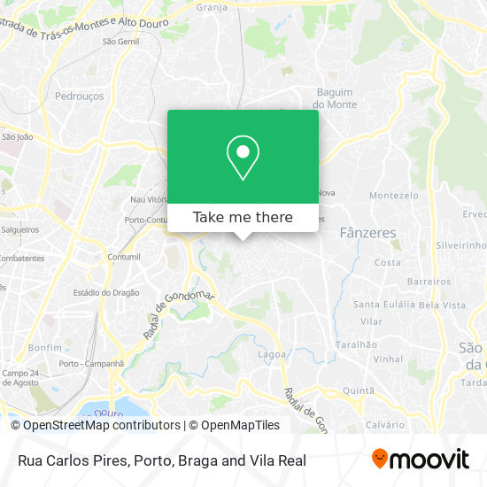 Rua Carlos Pires map