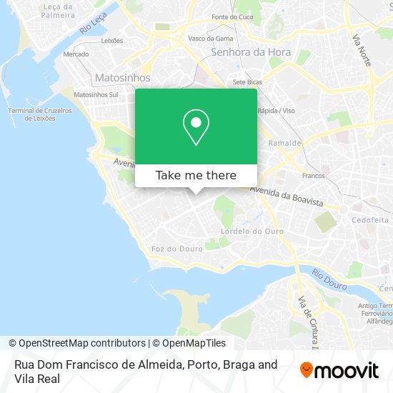 Rua Dom Francisco de Almeida map