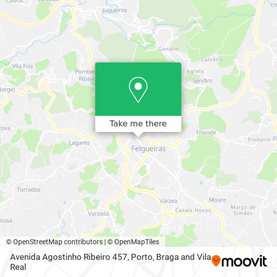 Avenida Agostinho Ribeiro 457 map