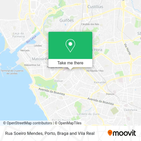 Rua Soeiro Mendes map