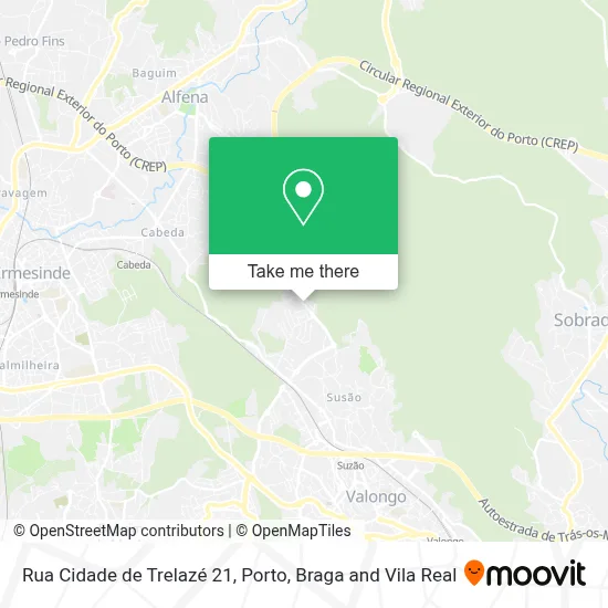 Rua Cidade de Trelazé 21 map