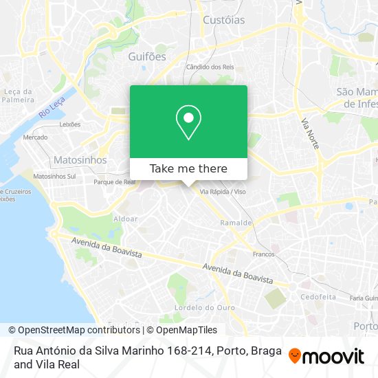 Rua António da Silva Marinho 168-214 map