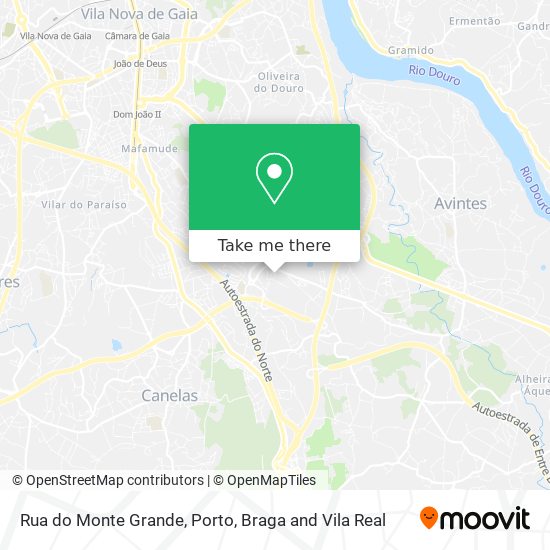 Rua do Monte Grande map