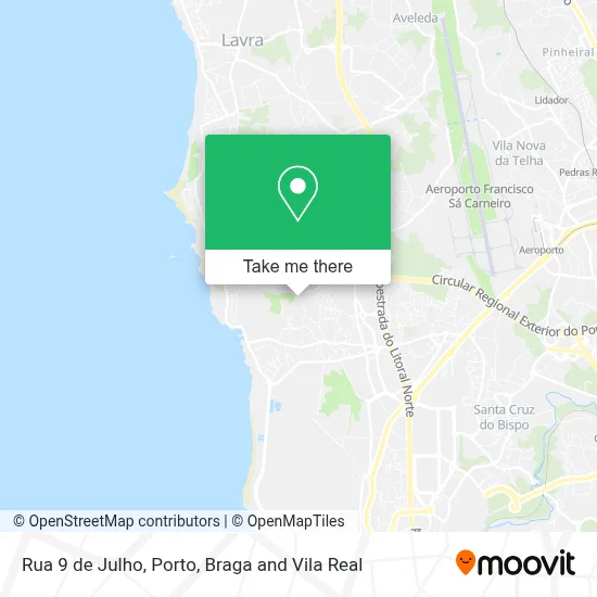 Rua 9 de Julho map
