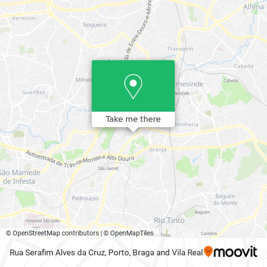 Rua Serafim Alves da Cruz map