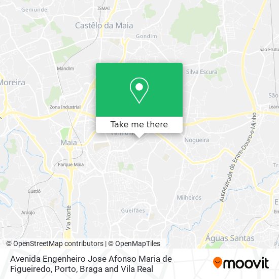 Avenida Engenheiro Jose Afonso Maria de Figueiredo mapa