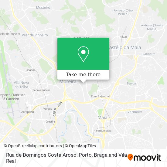 Rua de Domingos Costa Aroso map