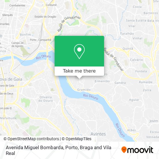 Avenida Miguel Bombarda map