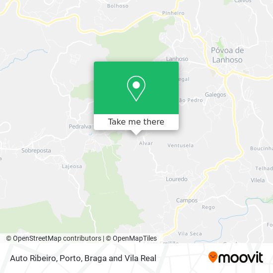 Auto Ribeiro mapa