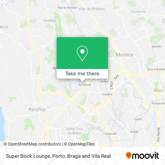 Super Bock Lounge map