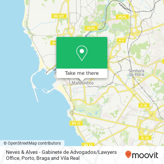 Neves & Alves - Gabinete de Advogados / Lawyers Office mapa