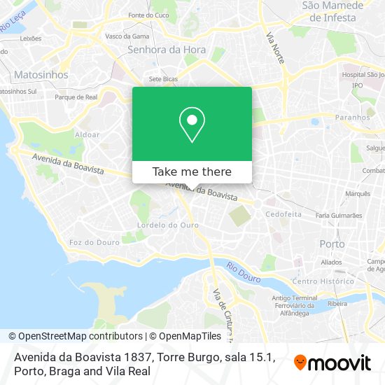 Avenida da Boavista 1837, Torre Burgo, sala 15.1 map
