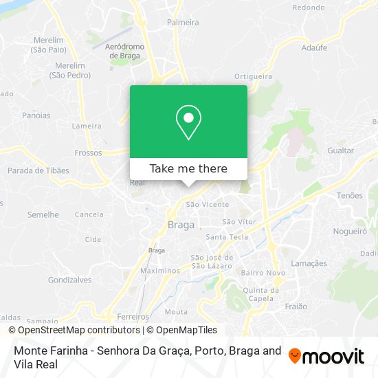 Monte Farinha - Senhora Da Graça map