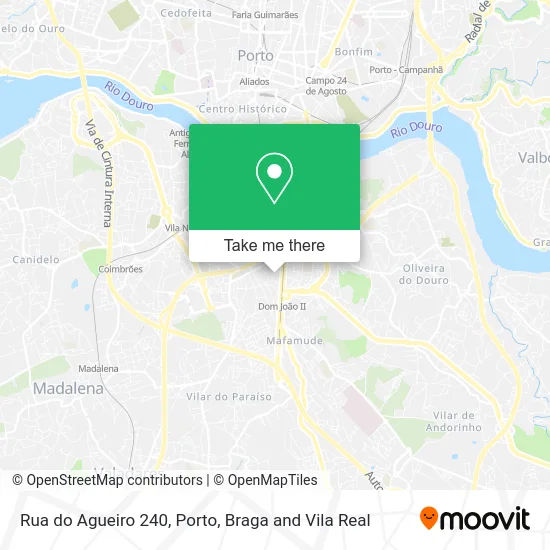 Rua do Agueiro 240 map