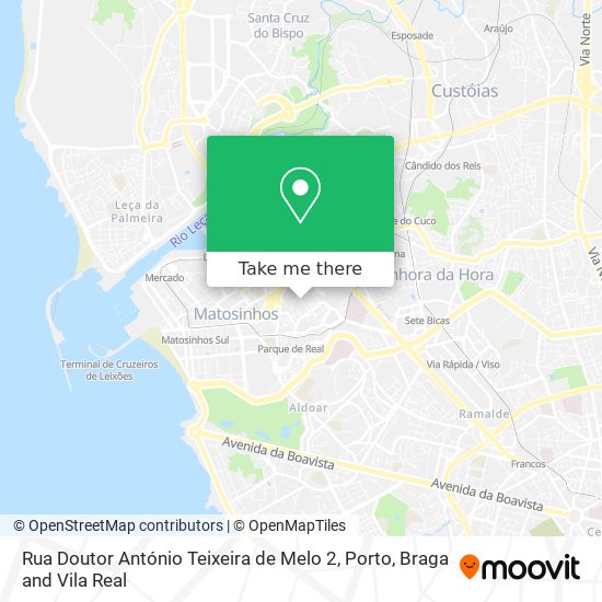 Rua Doutor António Teixeira de Melo 2 map