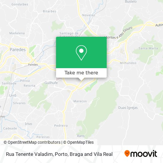 Rua Tenente Valadim map