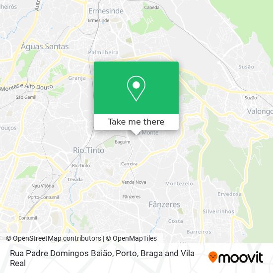 Rua Padre Domingos Baião map