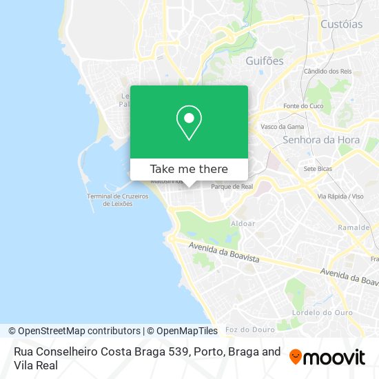 Rua Conselheiro Costa Braga 539 map