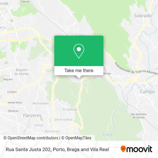 Rua Santa Justa 202 map