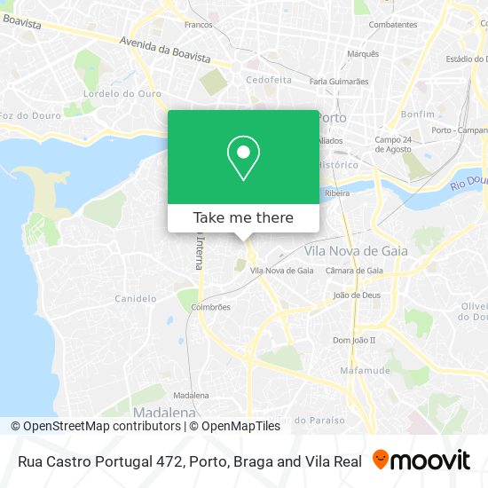 Rua Castro Portugal 472 map