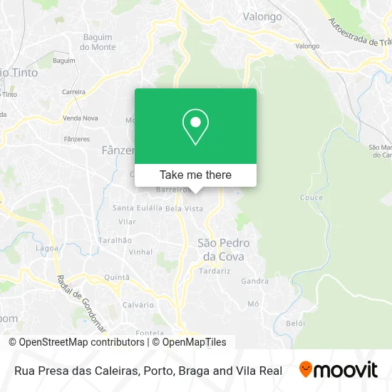 Rua Presa das Caleiras map