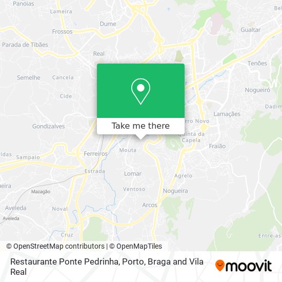 Restaurante Ponte Pedrinha map
