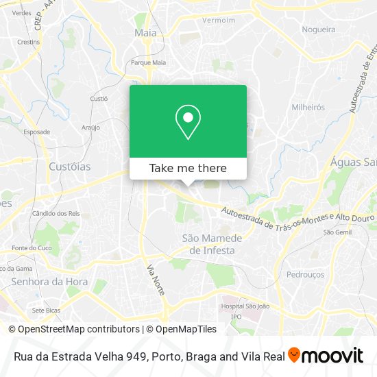 Rua da Estrada Velha 949 map
