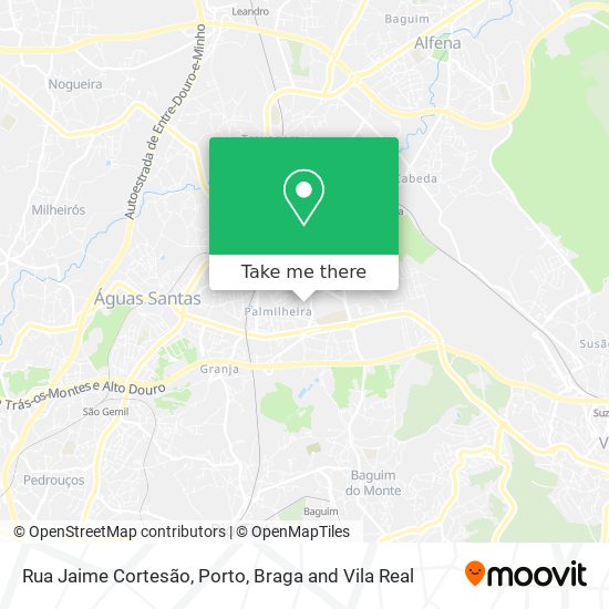 Rua Jaime Cortesão mapa
