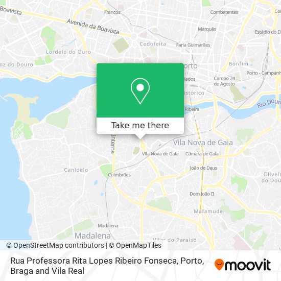 Rua Professora Rita Lopes Ribeiro Fonseca map