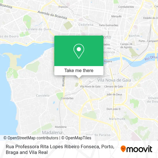 Rua Professora Rita Lopes Ribeiro Fonseca map