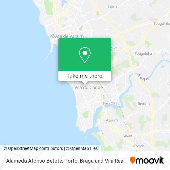 Alameda Afonso Betote mapa