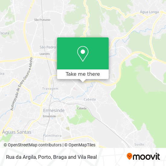 Rua da Argila map