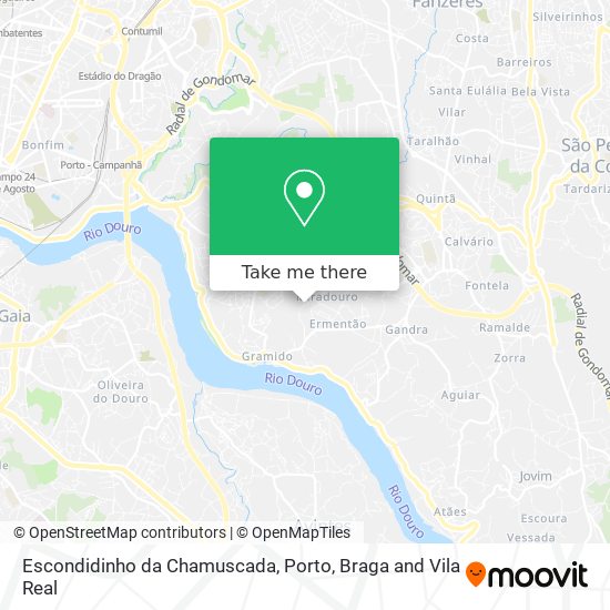 Escondidinho da Chamuscada mapa