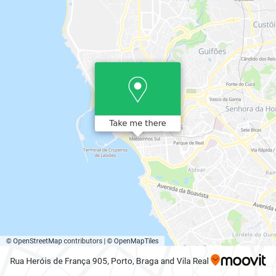 Rua Heróis de França 905 map
