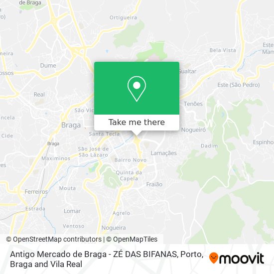 Antigo Mercado de Braga - ZÉ DAS BIFANAS map