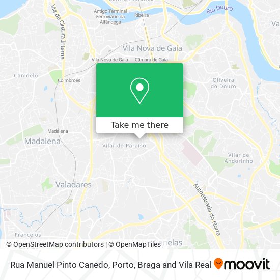 Rua Manuel Pinto Canedo map