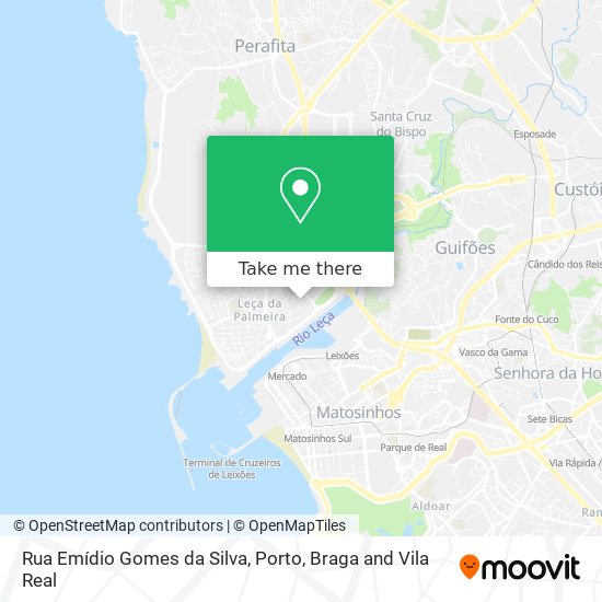 Rua Emídio Gomes da Silva map