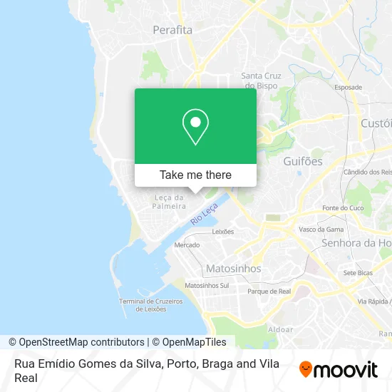 Rua Emídio Gomes da Silva map