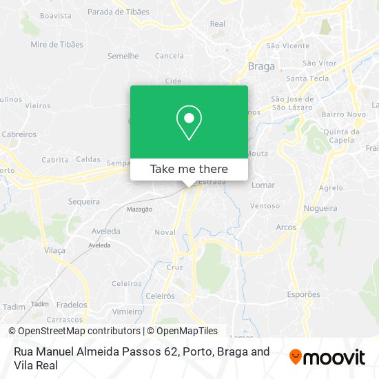 Rua Manuel Almeida Passos 62 mapa