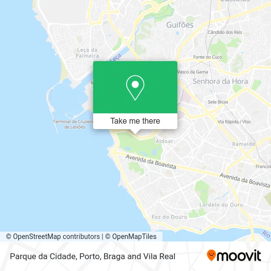 Parque da Cidade map