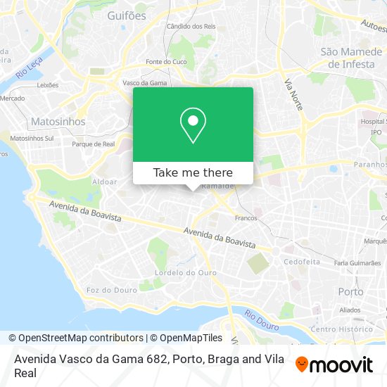 Avenida Vasco da Gama 682 map