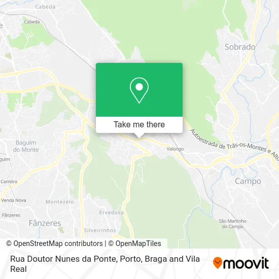 Rua Doutor Nunes da Ponte map