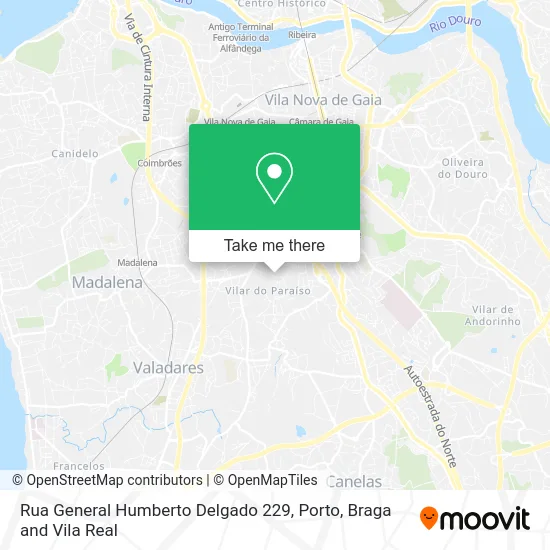 Rua General Humberto Delgado 229 map