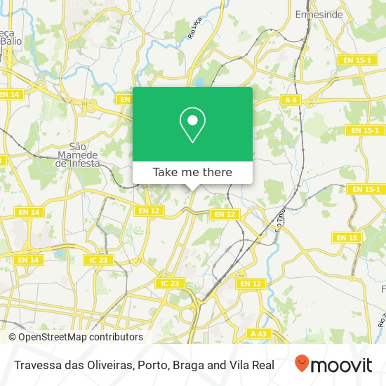 Travessa das Oliveiras map