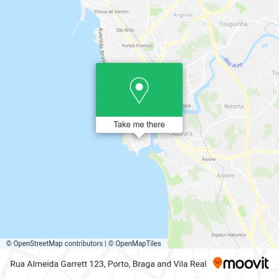 Rua Almeida Garrett 123 map