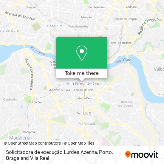 Solicitadora de execução Lurdes Azenha mapa