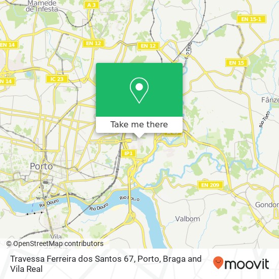Travessa Ferreira dos Santos 67 map