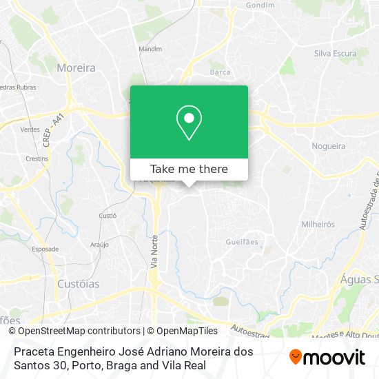 Praceta Engenheiro José Adriano Moreira dos Santos 30 map
