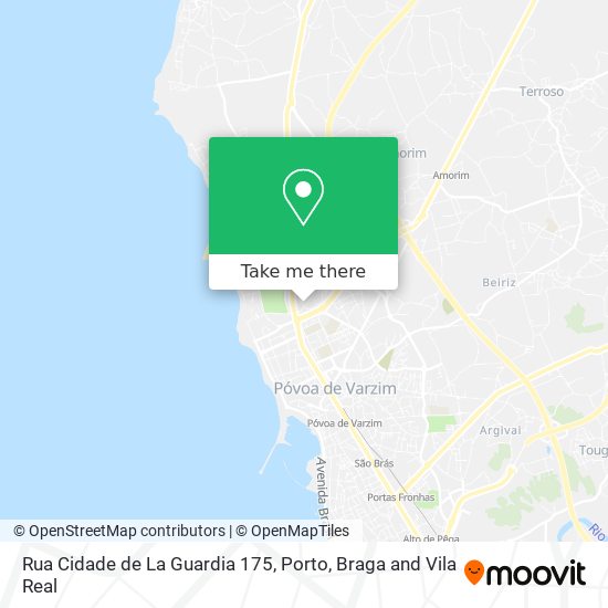 Rua Cidade de La Guardia 175 mapa